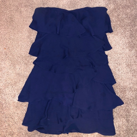 BCBG Dresses & Skirts - BCBG Strapless Ruffle Dress BCBG Dresses & Skirts - BCBG Strapless Ruffle Dress